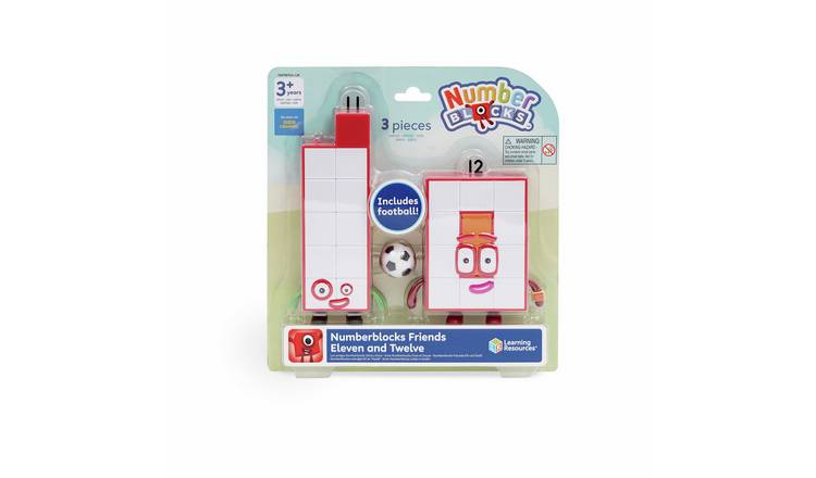 Numberblocks Eleven & Twelve Figures Activity Toy Set
