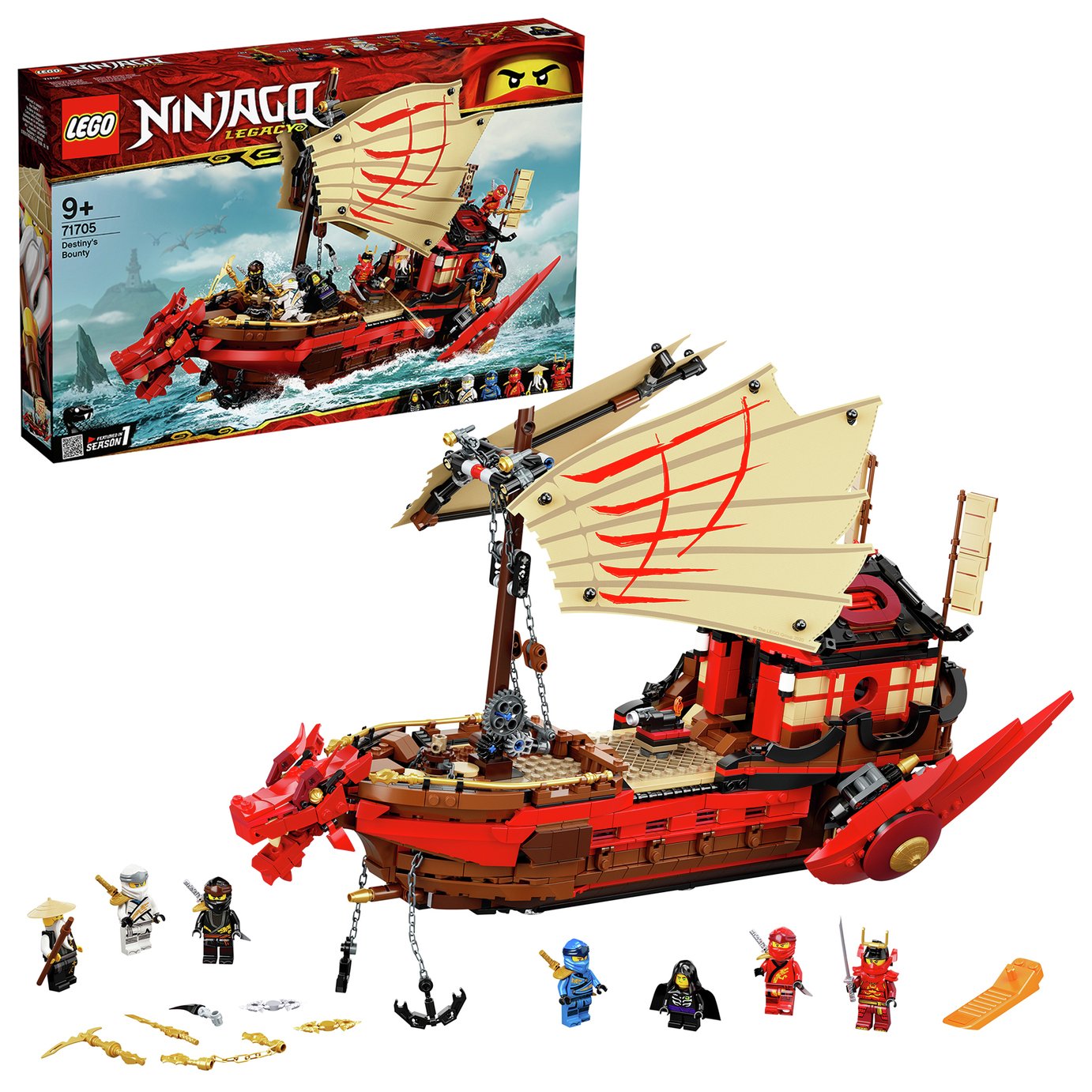 LEGO Ninjago Legacy Destiny's Bounty Ship Set Review