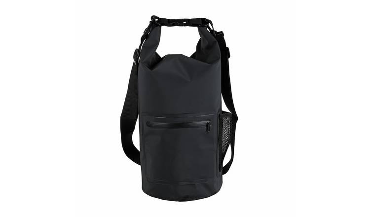 Wet Dry Bag Waterproof Roll Top 10L Backpack - Black