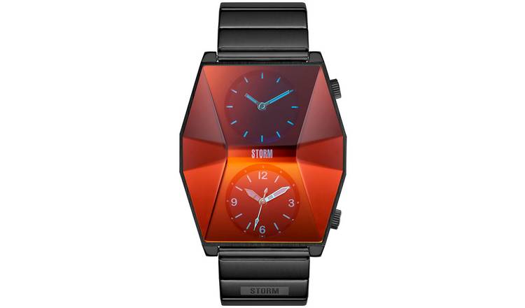 STORM Zarex Men's Black Stainless Steel Bracelet Watch