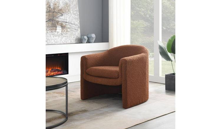 Sofa Source Ettie Accent Chair - Rust