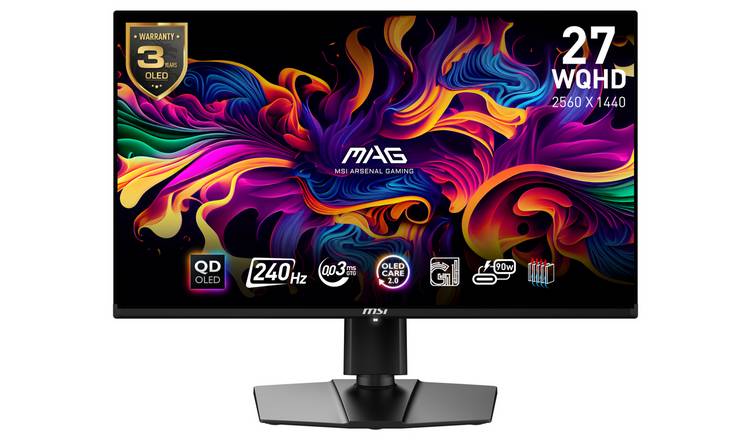 MSI MAG 271QPX QDOLED E2 26.5 Inch 240Hz WQHD Gaming Monitor