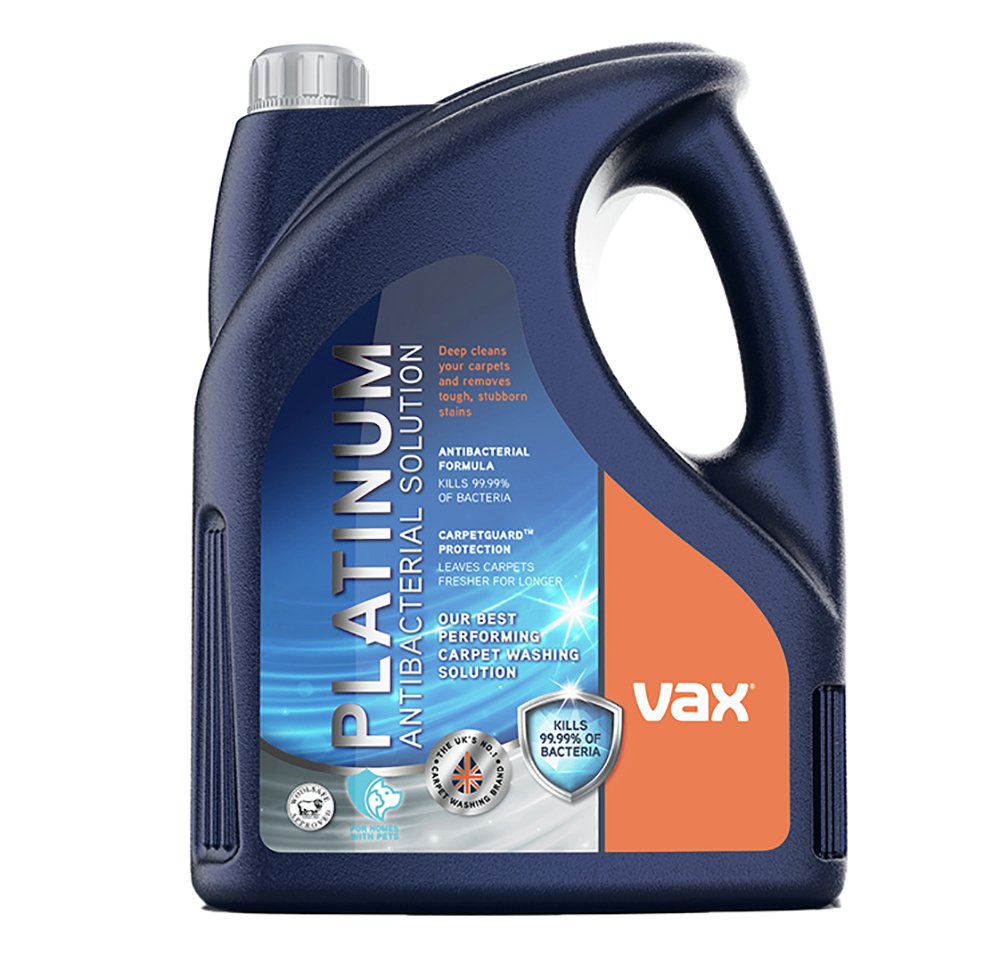 Vax Platinum 4L Antibacterial Carpet Cleaning Solution