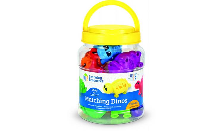 Learning Resources Snap-n-Learn Matching Dinos Activity Set