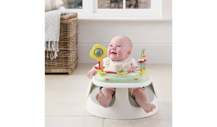 Mamas & Papas Snug Baby Floor Seat and Tray - Grey
