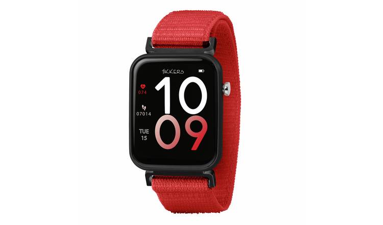 Tikkers Smart Series 13 Red Strap Watch