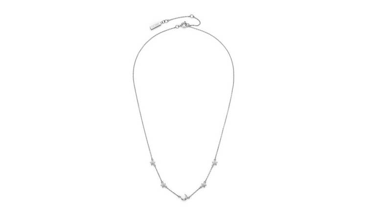 Olivia Burton Stainless Steel Silver Celestial Necklace
