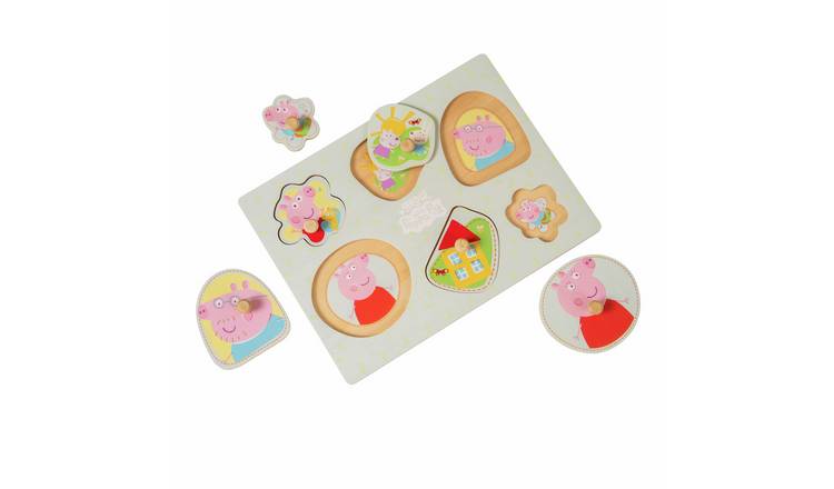 Grow With Peppa Pig Wooden Puzzle Set