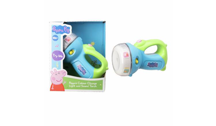 Peppa Pig Colour Change Light and Sound Torch