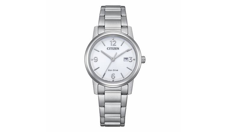 Citizen Eco Drive Silver Tone Stainless Steel Bracelet Watch