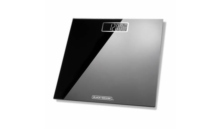 Black + Decker Digital Bathroom Scales - Black