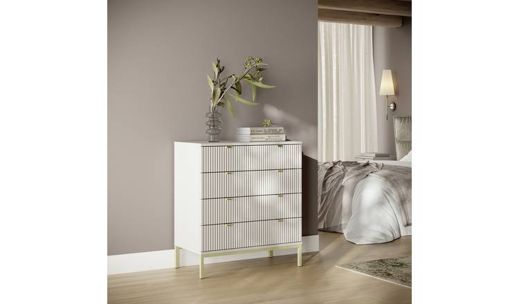 Argos Home Kyla 4 Drawer Chest - Cashmere
