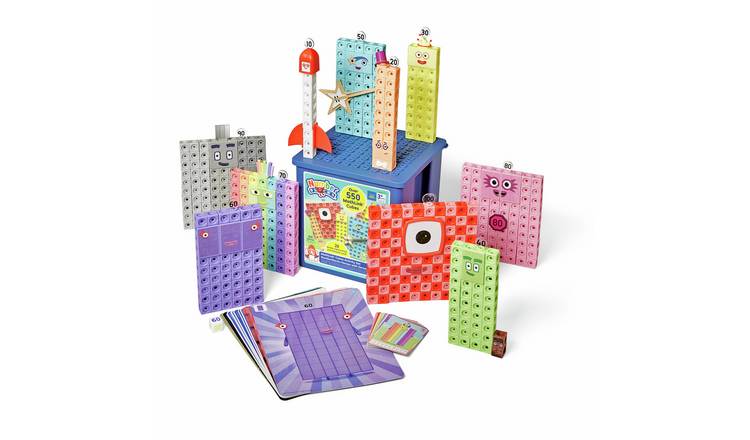 NumberBlocks 550 Mathlink Cubes Activity Set