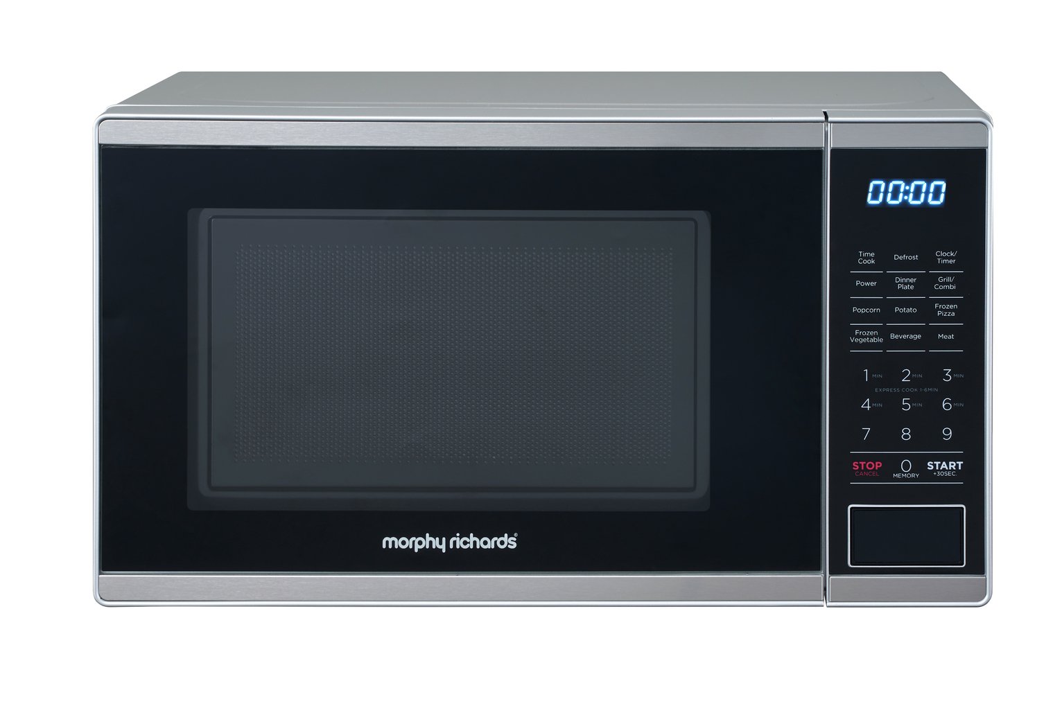 Morphy Richards 800W Standard Grill Microwave - Silver