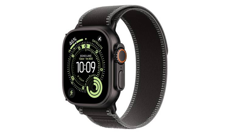 Apple Watch Ultra 3 GPS+Cell 49mm Charcoal Trail Loop - M/L