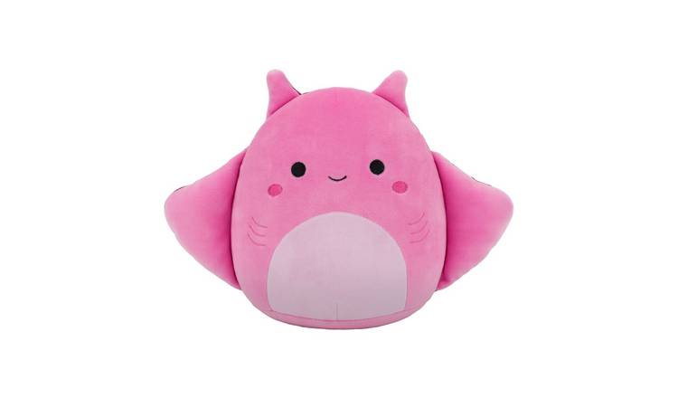 Squishmallows Original Ambika the Pink Manta Ray 7.5-Inch Plush Toy