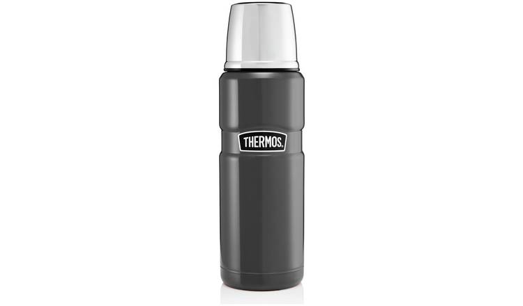 thermos stainless king food flask gun metal 470 ml 105053