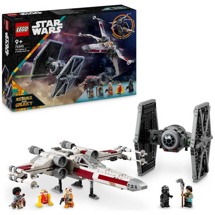 LEGO Star Wars TIE Fighter & X-Wing Mash-up Set 75393 0