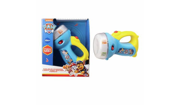 Paw Patrol Colour Change Light and Sound Torch
