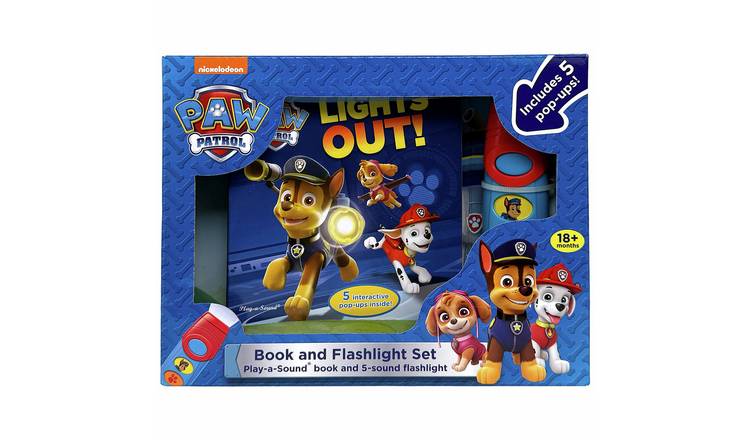 Paw Patrol Flashlight & Book Set