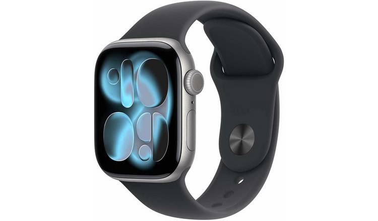 Apple Watch Series 11 GPS+Cell 42mm Jet Black Sport Band S/M