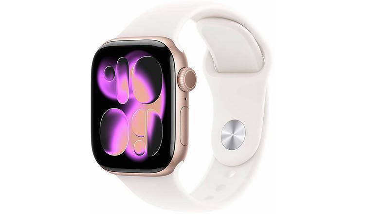 Apple Watch Series 11 GPS 42mm Light Blush Sport Band - S/M