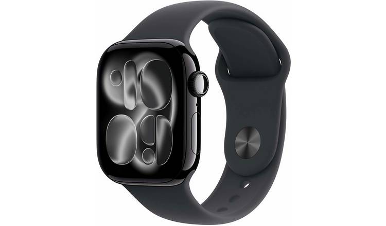 Apple Watch Series 11 GPS 42mm Jet Black Sport Band - M/L