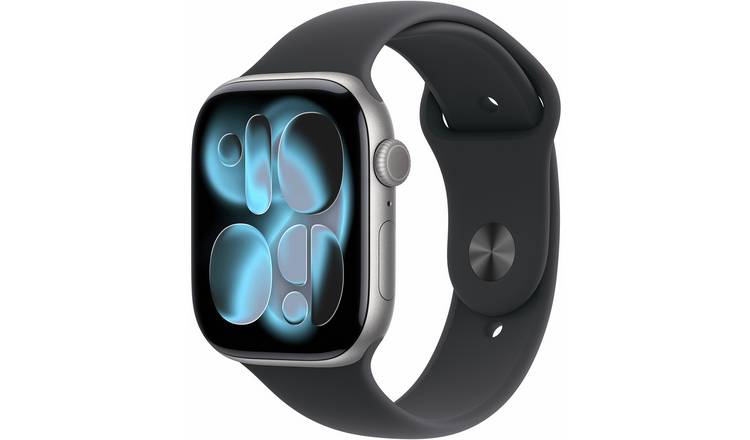 Apple Watch Series 11 GPS 46mm Black Sport Band - M/L