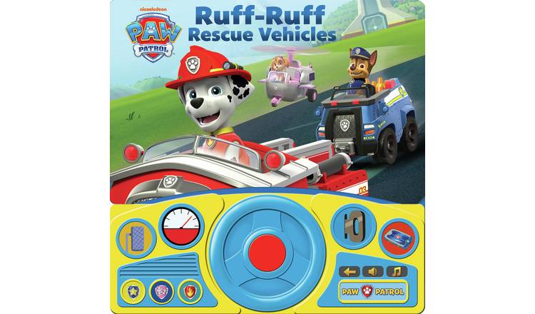 Paw Patrol Steering Wheel Book Toy