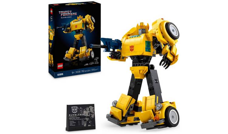 LEGO Icons Transformers Bumblebee Model Set for Adults 10338