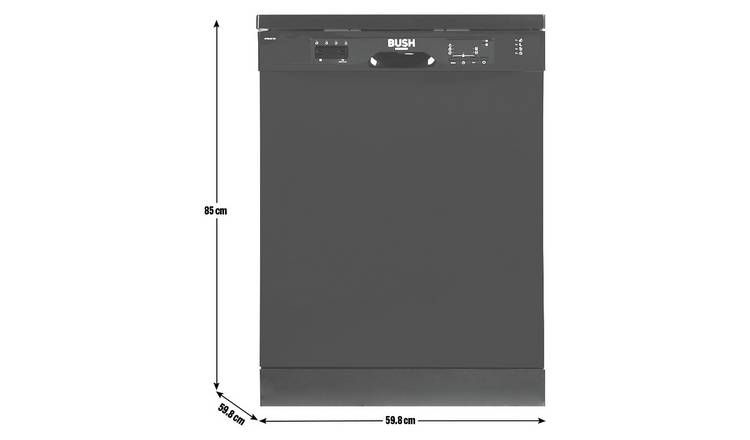 Bush hot sale slimline dishwasher