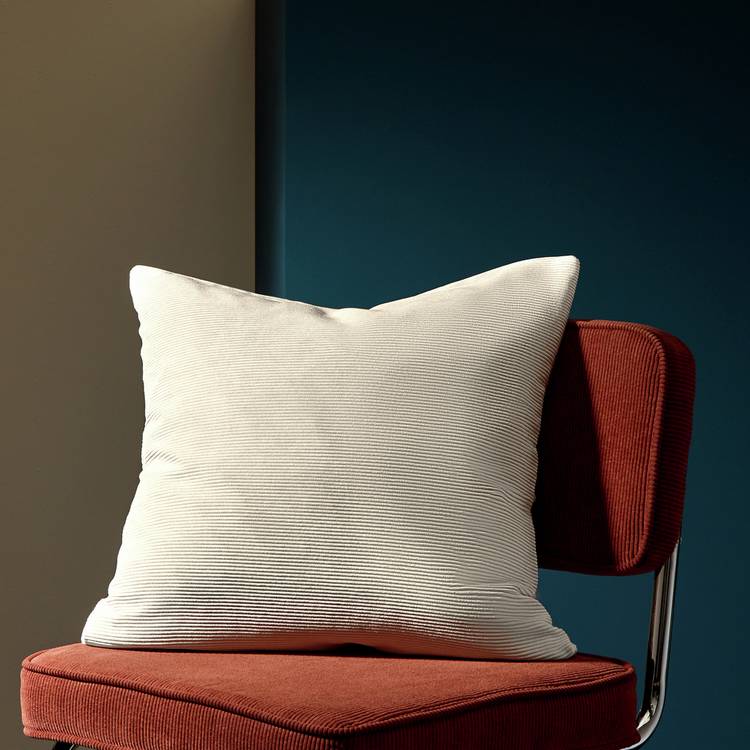 Habitat Cord Cushion Oatmeal - 50x50cm 0