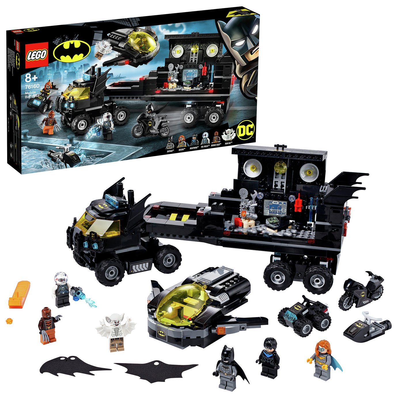 LEGO DC Batman Mobile Bat Base Batcave Truck Review