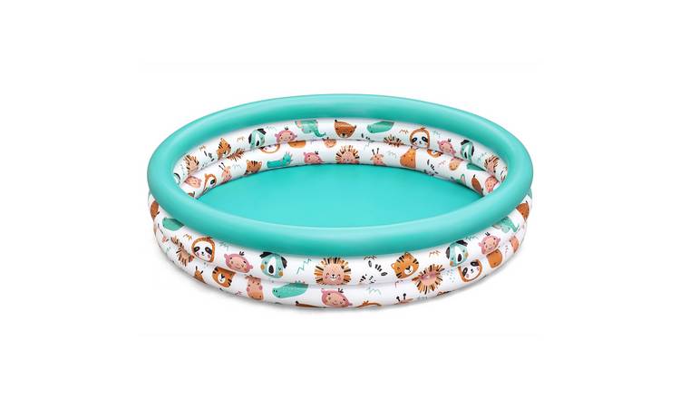 Bestway 4ft Safari Pals Kids Small Paddling Pool - 140L
