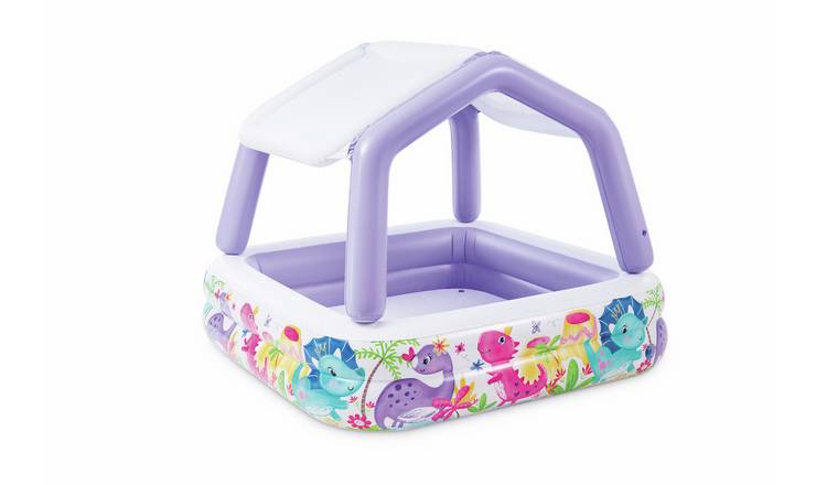Intex 5ft Sun Shade Kids Paddling Pool - 295L
