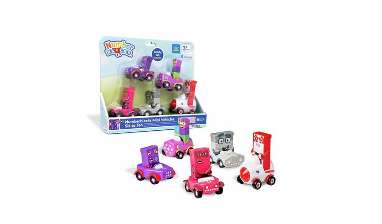 NumberBlocks Six to Ten Mini Vehicles