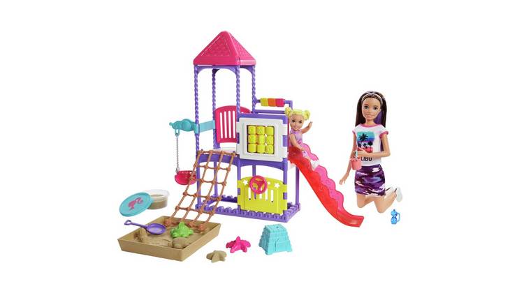 Barbie Skipper Climb n Explore Playground Dolls and Playset