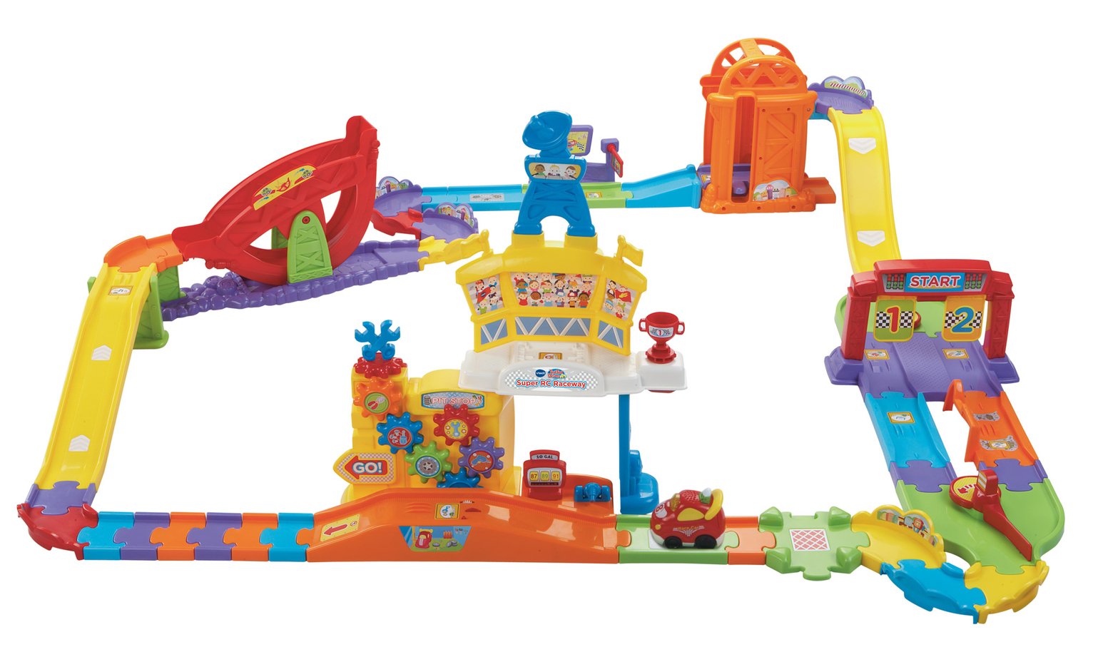 argos vtech toot toot garage