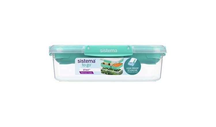 Newell Brands Sistema To Go Stax Leakproof Food Storage Containers