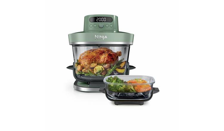 Ninja CRISPi PRO AS090UKGN 5-in-1 Glass Air Fryer - Moss Green