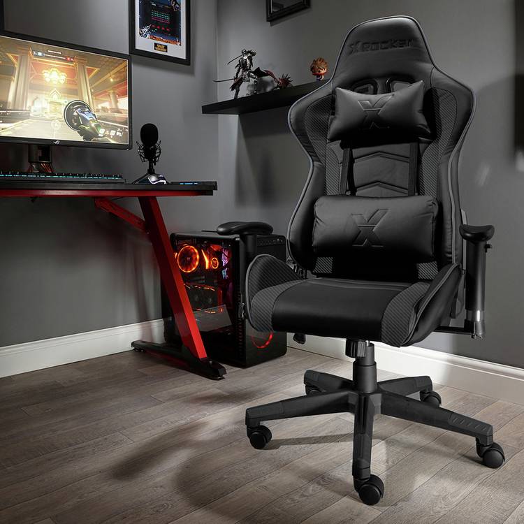 X Rocker Alpha eSports Office Gaming Chair -Black 0