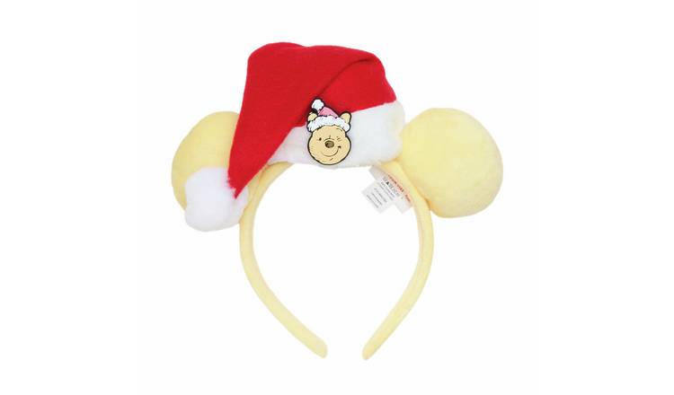 Disney Winnie The Pooh Ears Headband with Santa Hat