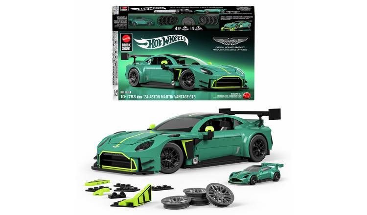 Hot Wheels '24 Aston Martin Vantage GT3 Building Toy Kit, for Collectors