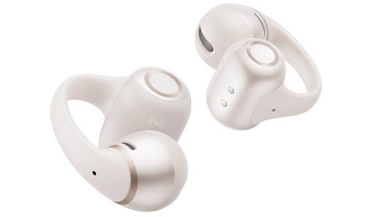 Shokz OpenDots 2 Clip-On Open-Ear True Wireless Earbuds - Pearl White