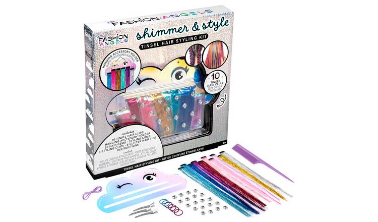 Fashion Angels Shimmer & Style Tinsel Hair Styling Kit