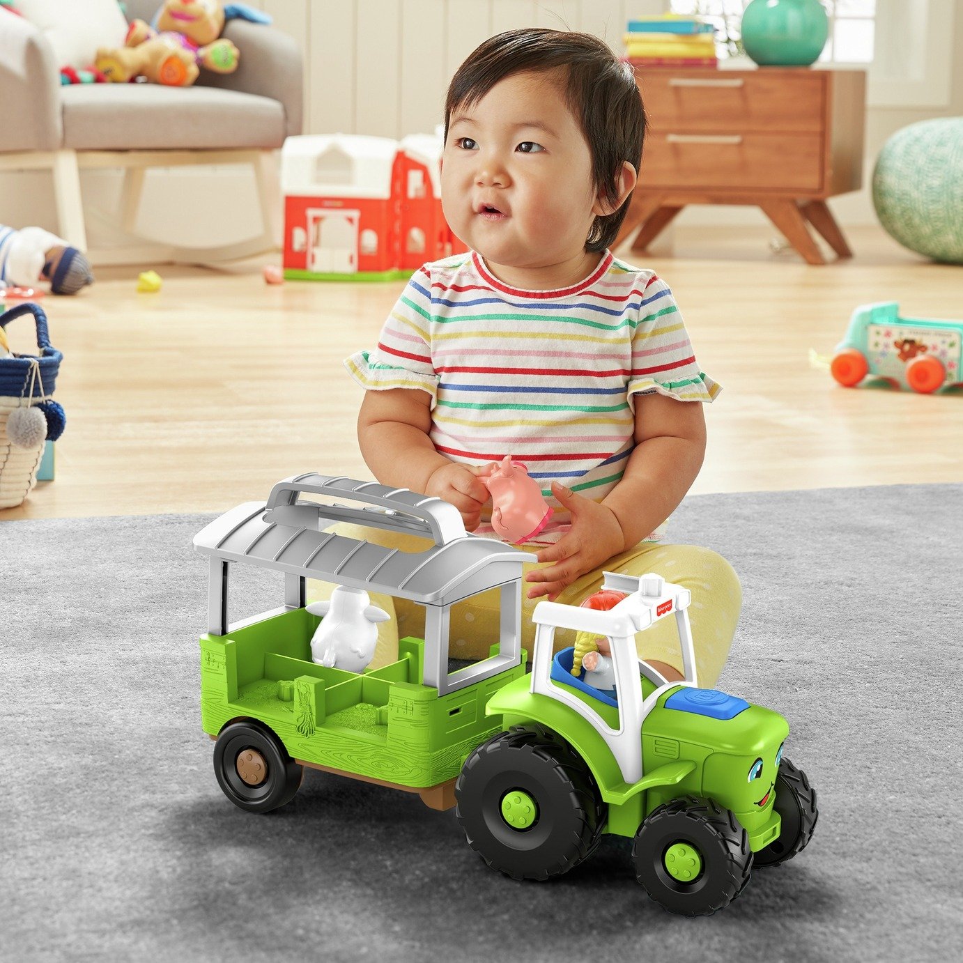 Fisher-Price Little People Caring for Animals Tractor Review