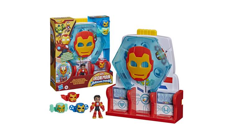 Marvel Iron Man and His Awesome Friends Hall of Armour Playset