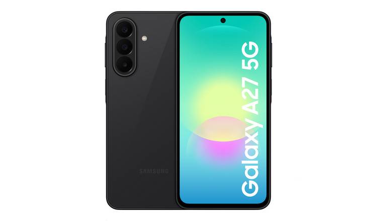 SIM Free Samsung Galaxy A27 5G 256GB Mobile Phone - Black