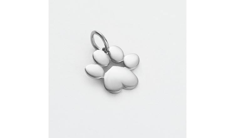 Revere 925 Sterling Silver Paw Print Charm