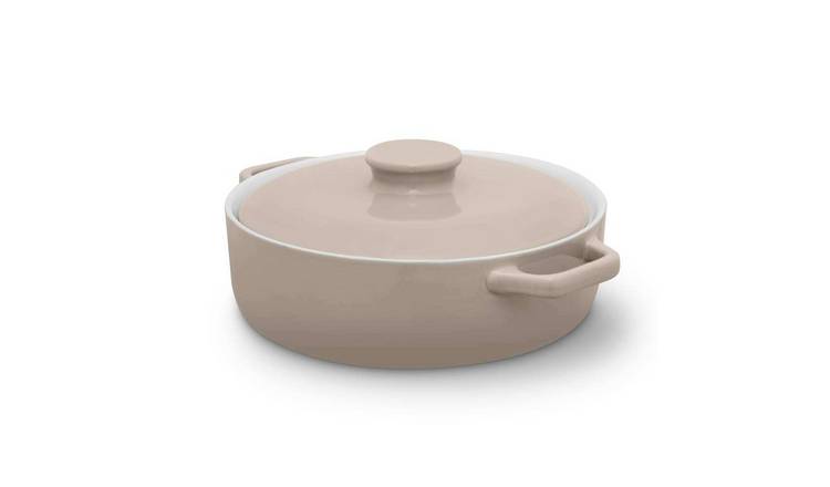 Barbary and Oak Nattura Cream Stoneware 23.5cm Casserole Dish